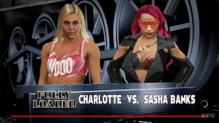 WWE 2K17 - Charlotte vs Sasha Banks | Gameplay (HD) [1080p60FPS]