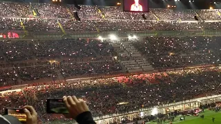 Milan - Inter derby 7 novembre 2021 formazioni live curva sud stadio San Siro