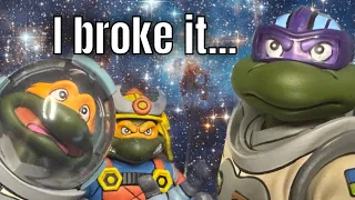 In space, no one can hear you shout “Cowabunga!” - samurai Mike and space Donatello REVIEW