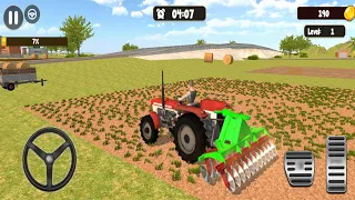 Indian Tractor Driving Simulator 3D Field : Indian Tractor games Simulator - Android gameplay