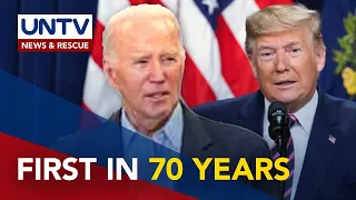 Rematch ni Biden at Trump sa 2024 polls, kauna-unahan sa loob ng 70 years