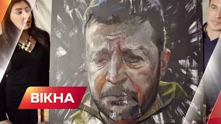 🔸Передає на полотні обличчя війни! Онука Євгена Матусовського зібрала для України $100 тис.