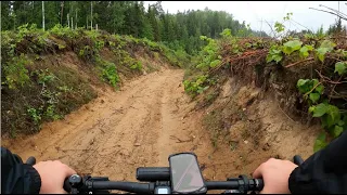 Палаточный лагерь, сломанный светофор, ливень и грязь Красноармейск Хотьково