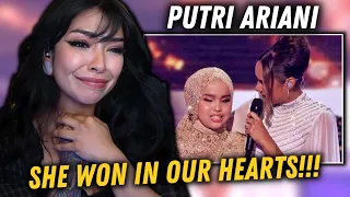 I'M SO HEARTBROKEN!!💔 Putri Ariani and Leona Lewis "Run" (Light Up) - AGT 2023 Finale | REACTION