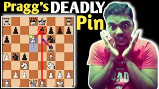 பிரக்ஞானந்தா ஒரு அசத்தலான பின்-ஐ உருவாக்கினர் |Praggnanandha creates  DEADLY Pin 📌|Tamil Chess Games