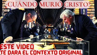 ¿Cuándo murió CRISTO? ¿Viernes? Las tradiciones pueden estar muy equivocadas