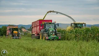 🌽Veľké siláže 2023 - CLAAS Jaguar 980, JOHN DEERE, JCB, NEW HOLLAND, DEUTZ FAHR, MAN; San Trading