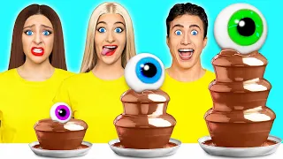 Desafío De Fuente De Chocolate | Come Solo Dulce 24 horas por Multi DO Fun Challenge