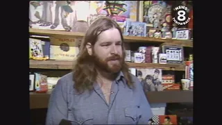 Profile on San Diego Beatles memorabilia collector, owner of Blue Meanie Records Garry Shrum in 1984