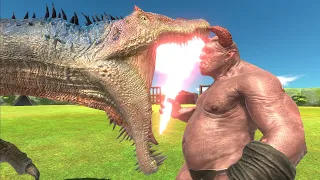 Long Battle  1vs1 ARBS｜Spinosaurus VS Ogre Lord --Animal Revolt Battle Simulator