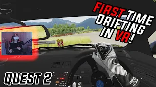 Drifting in Assetto Corsa VR First Impressions 🔥 | Oculus Quest 2 [PC]