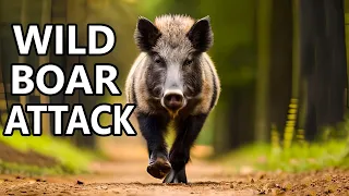 What to do if a wild boar attacks you 🐗