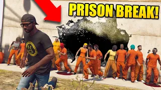 BREAKING MY CREW OUT OF PRISON! *JAILBREAK!* | GTA 5 THUG LIFE #433
