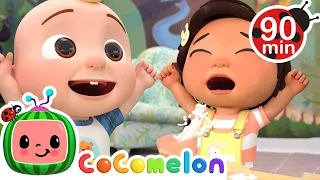 Clap, Pat, and Sing to Learn About Your Feelings | Cocomelon 90 MINS | Moonbug Kids  Cartoons & Toys