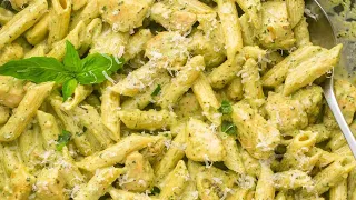 Creamy Chicken Pesto Pasta