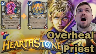 WE GOT THE OVERHEAL PRIEST COMBO!!! (Hearthstone)