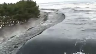 Stabilized footage of Japanese Tsunami