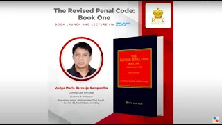 The Revised Penal Code Book One by Judge Marlo Campanilla