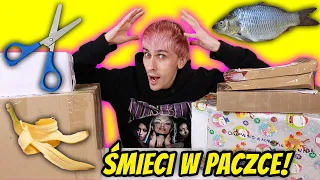 WIDZ WYSŁAŁ MI ŚMIECI 🥺 ŚMIESZNE PACZKI OD WIDZÓW