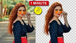 Cut Out Hair 1 MINUTE in Photoshop 2020 - Photoshop Tutorial - Easy Tutorial