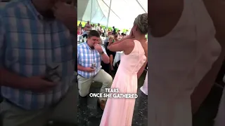 The most unexpected wedding proposal 😱