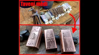 Tavení mědi - Plynová pec na tavení - BRADAC3D