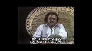 HOW TO EAT A WATERMELON THE CORRECT WAY! ! ! By: Petey Greene HILARIOUS!!!! #subscribe