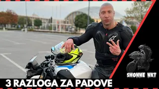 Padovi sa Motora u Krivinama Zasto i Zbog Cega