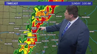 DFW Weather: Latest timeline for severe weather possibilities and storm chances