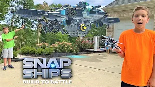 Forge vs Komplex Part2! Ultimate Snap Ships Family Battle Game!