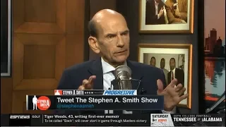 FIRST TAKE on ESPN | Paul Finebaum on Stephen A. ""heated debate"" LSU beat Florida 42-28