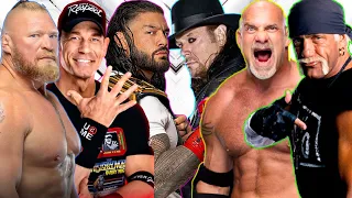 WWE 2K23 Roman Reigns Brock Lesnar & John Cena Vs Undertaker Hulk Hogan & Goldberg