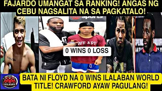 Angas ng CEBU, Parang MASO Kamao Ni FAJARDO! UMANGAT sa RANKING! Mayweather BINIDA Bagong BATA!