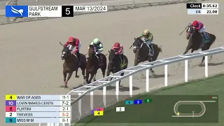 Gulfstream Park Carrera 5 - 13 de Marzo 2024