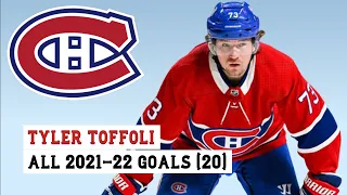 Tyler Toffoli (#73) All 20 Goals of the 2021-22 NHL Season