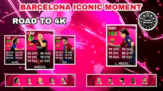 103 MESSI & BARCELONA ICONIC MOMENT | ROAD TO 4K | #efootball #pesmobile #peslive #karanislive