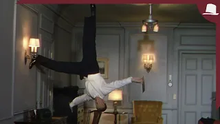 Fred Astaire in the movie scene Royal Wedding (1951).