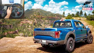Ford F-150 RAPTOR - Forza Horizon 5 | Logitech g29 gameplay