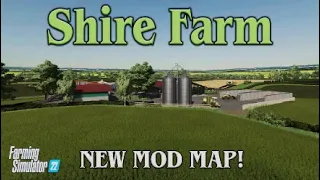 “SHIRE FARM” FS22 MAP TOUR! NEW MOD MAP | Farming Simulator 22 (Review) PS5.