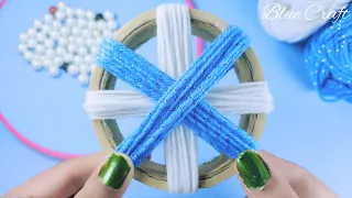 It's So Cute !! Beautiful Snowflake Making Out Of Woolen Yarn | DIY Christmas Crafts