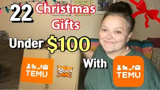 Great Christmas Gifts On A Budget With TEMU || 22 Gifts UNDER $100