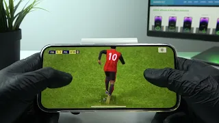 APPLE iPhone 14 PRO MAX - eFootbal PES 23 | Gaming TEST | Amazing OLED 120Hz | A16 Bionic