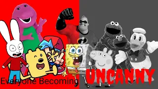 Everyone Becoming Uncanny (ULTRA GIGANTIC VERSION) meme