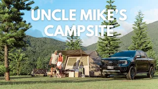 Uncle Mike's Campsite | Car Camping with our dog on a sunny day in Nueva Ecija