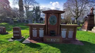 Lakeview Cemetery, Seattle, Washington. Burial site of Bruce Lee and other Seattle luminaries.