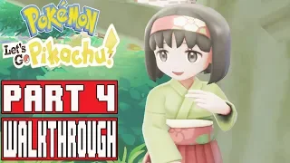 POKEMON LET'S GO PIKACHU Gameplay Walkthrough Part 4 (of 8) - No Commentary (Nintendo Switch)