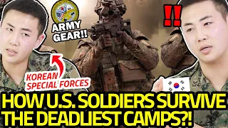 Korean Special Agent reacts to US MILITARY GEAR for the First Time!