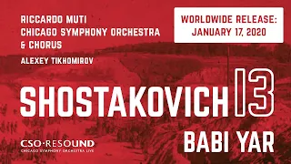 New on CSO Resound: Shostakovich's Symphony No. 13 (Babi Yar)