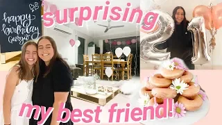 SURPRISING my best friend for her 21st birthday!!!