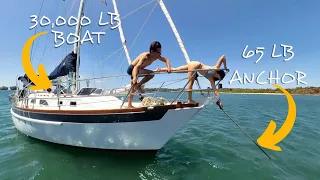 REAL LIFE Living At Anchor on a 42ft Sailing Boat EP. 99